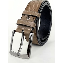 Parscraft Hakiki Deri Erkek Kemer 4 Cm Premium Kahverengi
