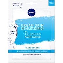 Nivea 10 Dakika Urban Skin Nemlendirici Kağıt Yüz Bakım Maskesi