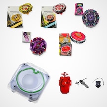 Beyblade Karışık Seri Set 5 Beyblade 3 Fırlatıcı 1 Arena - Bx00-02, Bx-02, B-169, B-151, Bb55