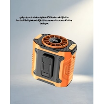 Taşınabilir Turbo Mini Fan - 3 Kademeli Hız Ve Type-c Şarj