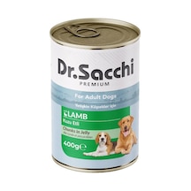 Dr. Sacchi Kuzu Etli Köpek Konservesi 400 Gr
