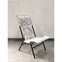 Yapa-Yavuzpaşalar Katlanan Şezlong Sandalye -- Siyah Iskeletli, Polyester Kumaş (539726234)