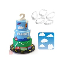 Bulut Kesici Kalıp 5 Li Set Goldcakes