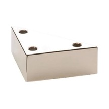 Üçgen, Masa, Dolap Piramit Mobilya Ayağı 3 Cm Beyaz Beyaz