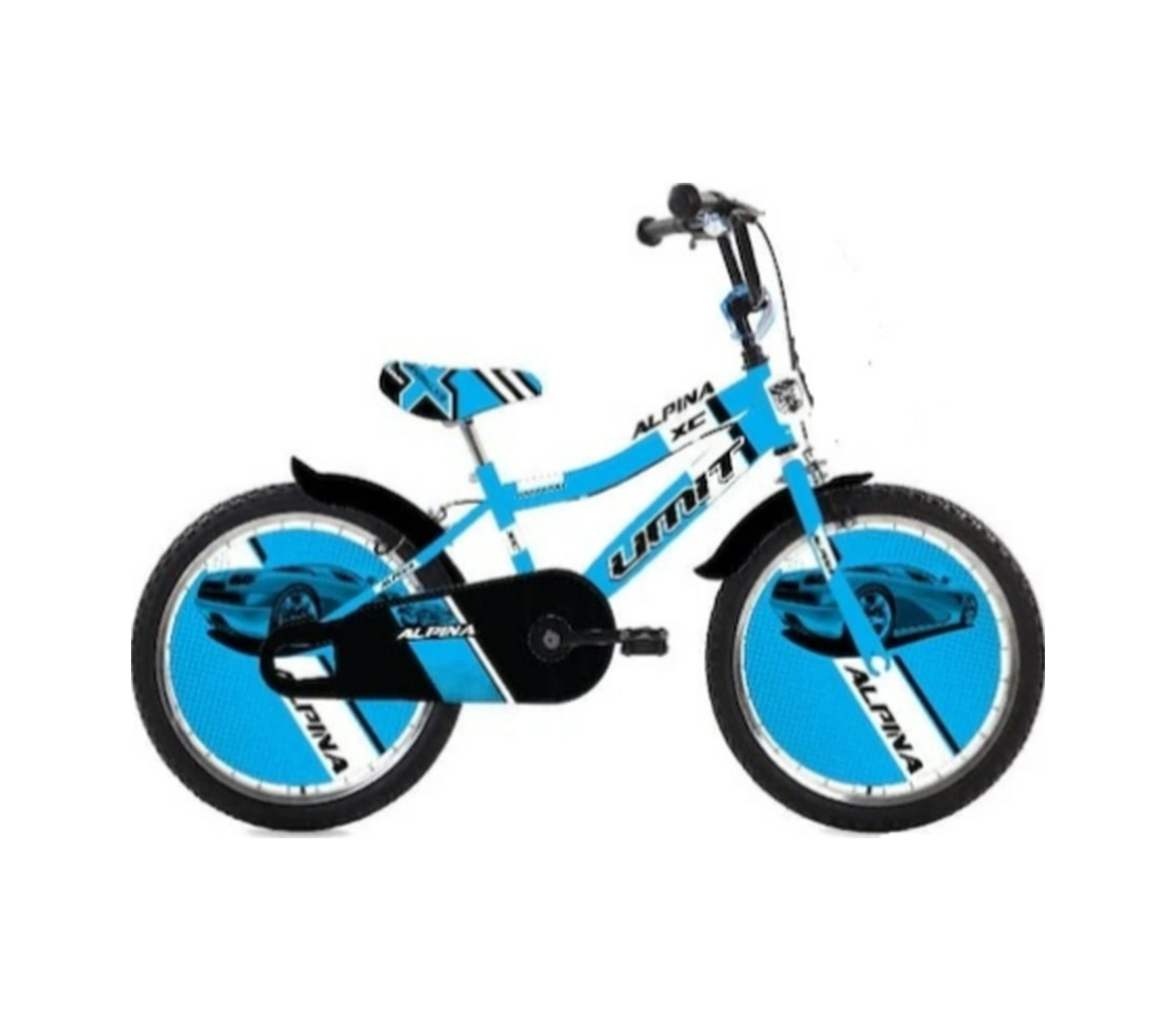 Ümit 2047 Alpına-m-bmx-v-erkek Çocuk Bisikleti 20 Jant Mavi Beyaz Mavi-beyaz