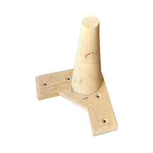 Ahşap Ham Ayak 15 Cm Konik Beyaz