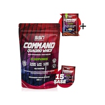 SSN Sports Style Nutrition Command Quadro Whey 30 Gr 15 Şase Doypack 450 Gr (çilek) Protein Tozu