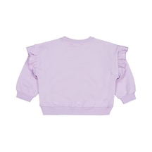 Civil Girls Kalpli Unicorn Baskılı 2-5 Yaş Sweatshirt Lila