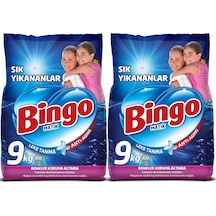 Bingo Matik Toz Çamaşır Deterjanı 18KG Sık Yıkananlar Beyazlar ve
