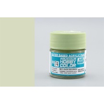 10 Ml. Sky Duck Egg Green Aqueous Serisi Maket Boyası, Mr.hobby H074 Standart