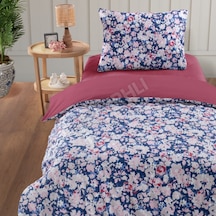 5 Adet Mf Mavi Home %100 Pamuk Tek Kişilik Nevresim Takımı Pretty Çok Renkli