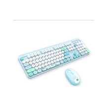 Hello Bear Mavi Klavye Mouse Set Diğer