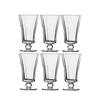 Paşabahçee 440186 Diamond 6'lı Kahve Yanı Su Bardağı - 130 Ml Çok Renkli
