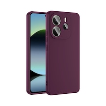 Zore Redmi Note 14 4g Kılıf Nvth Mara Lansman Kapak - Koyu Mor