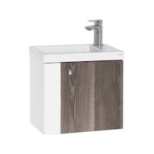 Creavit Forest Lavabo Dolabı 50 Cm Beyaz-barok Beyaz - Barok