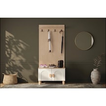 Orchide Askılıklı Mdf Portmanto Çok Renkli