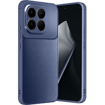 Xiaomi Mi 15t Uyumlu Auto Focus Karbon Kapak - Lacivert