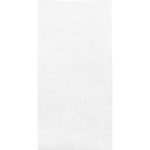 Garson Katlama Cepli Beyaz Airlaid Kumaş Dokulu Peçete 33x40 Cm 12 Adet