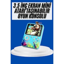 Buğz Çocuklara Özel 4k Hd Retro Oyun Konsol El Atari Taşınabilir 500 Oyunlu
