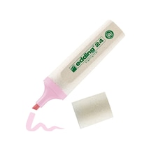 Edding 24 Ecoline Fosforlu İşaretleme Kalemi Pastel Pembe
