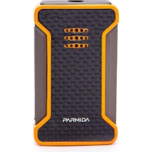 Tek Torch Pürmüz Karbon Desenli Turuncu Puro Çakmağı - Tr7267