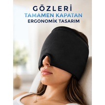 Soğuk & Sıcak Kompres Özellikli Jel Başlık Ergonomik Rahatlama Maskesi Standart