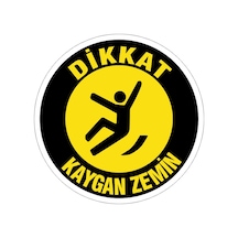 Dikkat Kaygan Zemin Yer Etiketi