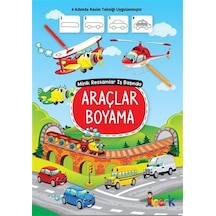 Araçlar Boyama - Minik Ressam İş Başında- Bıcırık Yayınları