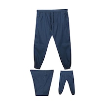 Erkek Büyük Beden 100 Kilo-180 Kilo Arası İçin Uygun Likralı Jogger Kot Pantolon Indigo