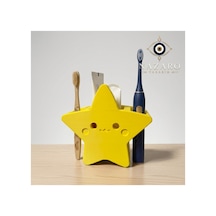 Nazaro Starry Yıldız Figürlü Banyo & Diş Fırçalık Organizerı Sarı - 915773738 Sarı