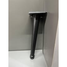 Bone X Metal Ayak 20cm Mat Siyah Koltuk Puf Dolap Tv Ünite Modern Mobilya Ayağı Komidin Konsol