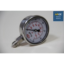 Simga Çap 63 0-600 Bar 1.6 Skl Gliserinli ALTtan Manometre
