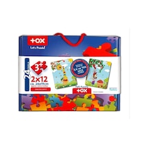 Tox Elmacı Ayı 3+ Keçe Yapboz 3 Yaş Puzzle T044