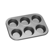 6'lı Muffin Kek Kalıbı Renkli