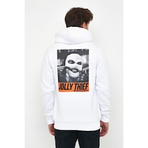 Oksit Claud Jolly Thief Baskılı Unisex Sweatshirt