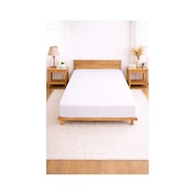 Bessy Penye Fitted Lastikli Çarşaf %100 Pamuk Kumaş Tek Çift Kişilik Battal King Size Beyaz