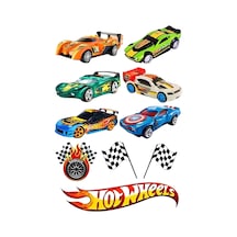 Yenilebilir Şekerli Kağıt Baskısı Cupcake Ve Pasta Resim Baskı Hot Wheels Temalı 13