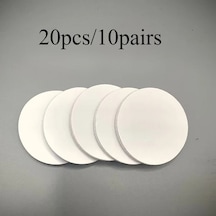 Willowhaven 20 Parça Siyah Beyaz Çift Taraflı Yapışkanlı 6cm Tutturucu