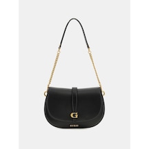 Guess Kuba Flap Shoulder Bag Va932920 Siyah
