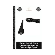Delux Serisi Form Çocuk Oyun Jr-10 Atlama İpi Siyah