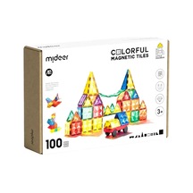 Mideer Renkli Magnetic Tiles 100 Parça Ct1211