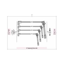 Autoline Aho98261 Buji Kablosu Accord 90 2.0 2.2 16v Vtec Aho612