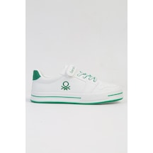 United Colors Of Benetton Benetton İthal Beyaz Yesil Çocuk Spor Ayakkabı Bnı-10024 001