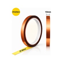 Kapton Yanmaz Bant Yüksek Isıya Dayanıklı Isı Bandı 10 Mm X 30 Metre