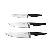 Ikea Vörda 3 Parça Mutfak Bıçağı Seti 33 Cm Siyah