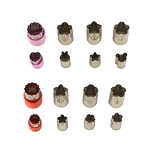 Sebze Kesici Şekil Seti Mini Kurabiye Kesici Seti Meyve Bisküvi Diğer