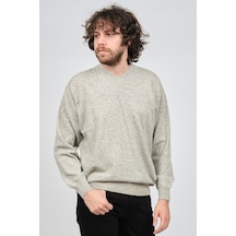 Ida Erkek Lambswool V Yaka Kazak 0593130 Gri Gri