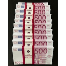 Yeni 1000 Adet 500 Euro Geçersiz Eğlence Oyun Şaka Düğünde