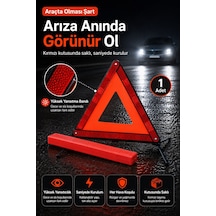 Katlanır Üçgen Reflektör Araç İçin Acil Durum Reflektörü