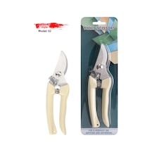 Hangfox Bahçe Bakımı İçin Paslanmaz Çelik Çanak Yapraklı Budama Makası - Yumuşak Pp Kollü, Hafif 90g , Çelik Bıçaklı, Çanak Açma Ve Dal Kesme Uygun